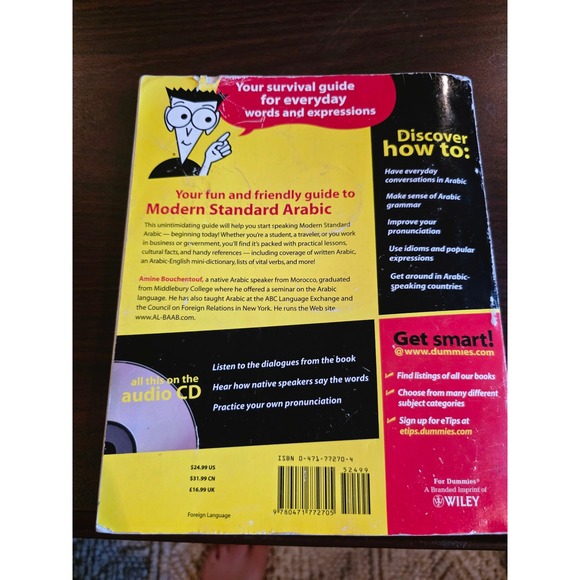 Arabic for Dummies Book Language Learning Audio CD Included - Picture 3 of 4